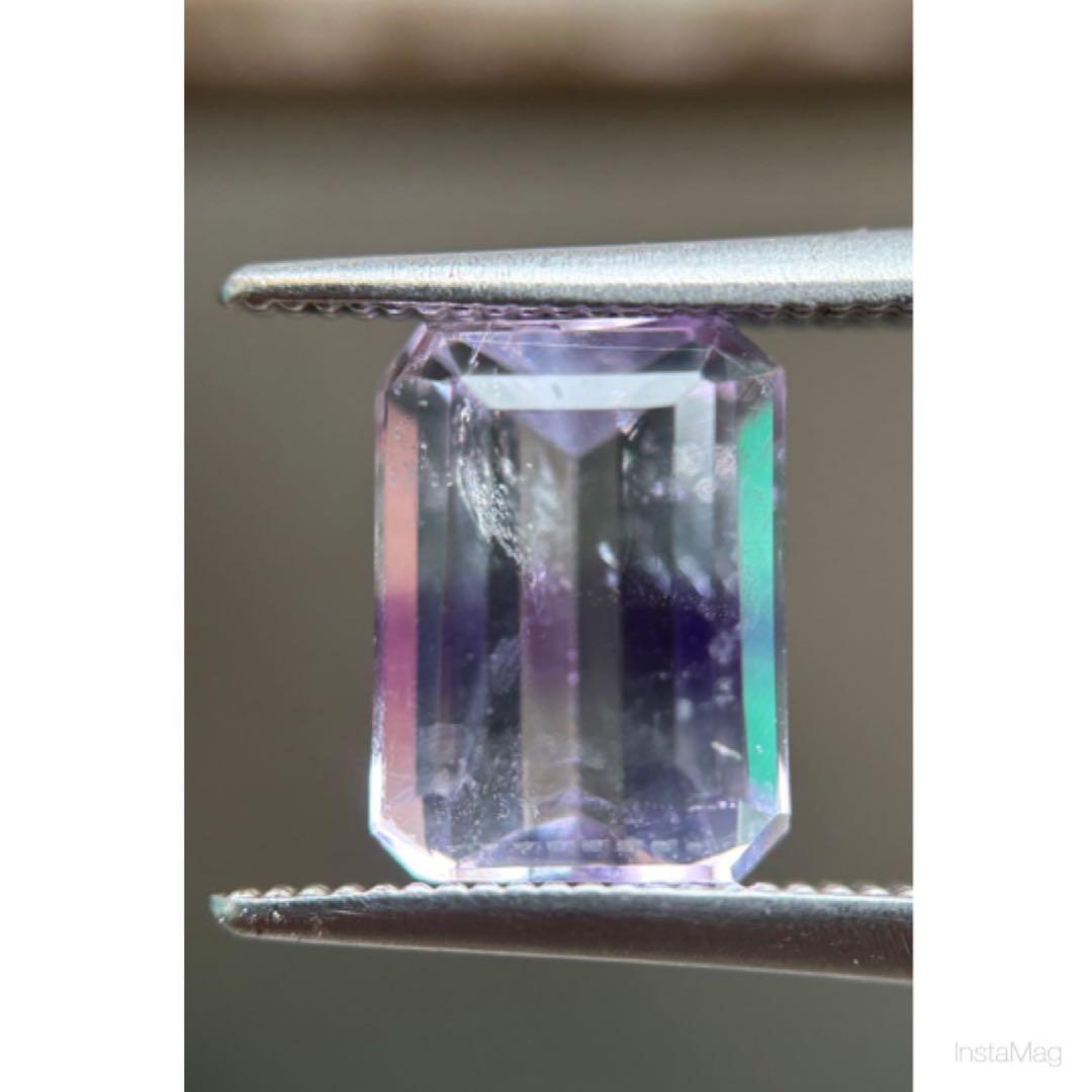 (M0309-7)  『スーパーセブン』天然バイカラークォーツ　1.632ct