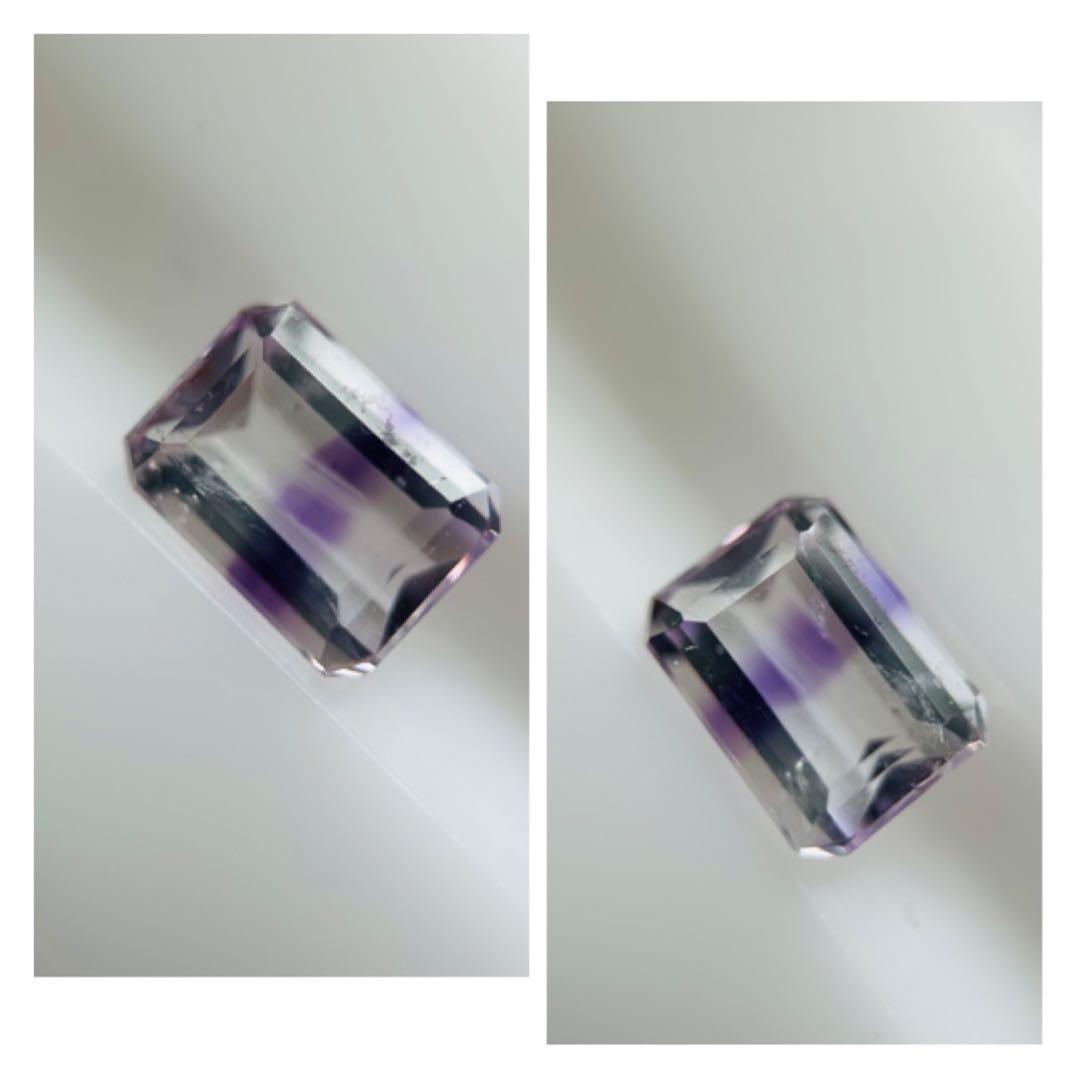 (M0309-7)  『スーパーセブン』天然バイカラークォーツ　1.632ct