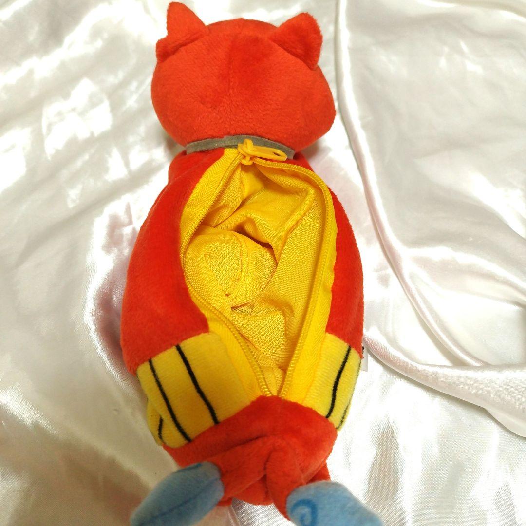 【未使用】妖怪ウォッチ ジバニャン ねそべりポーチだニャン　ペンケース