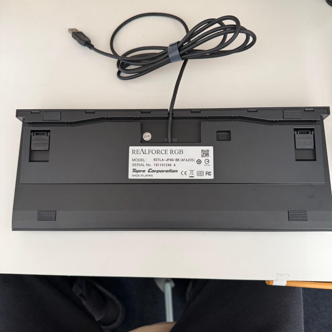 R2TLA-JP4G-BK 東プレ Realforce RGB TKL