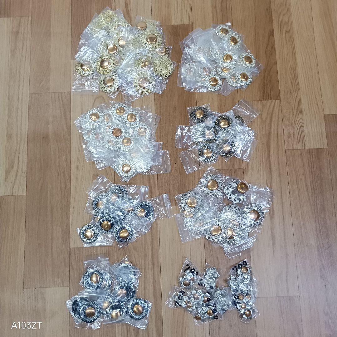 ●未使用品 七宝焼 材料 ブローチ 120個 まとめて