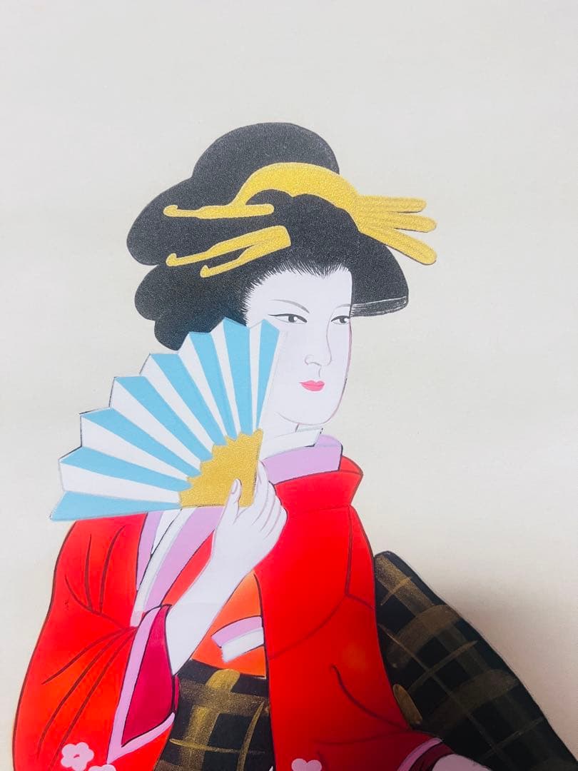 日本画 女性 着物 日本の絵212