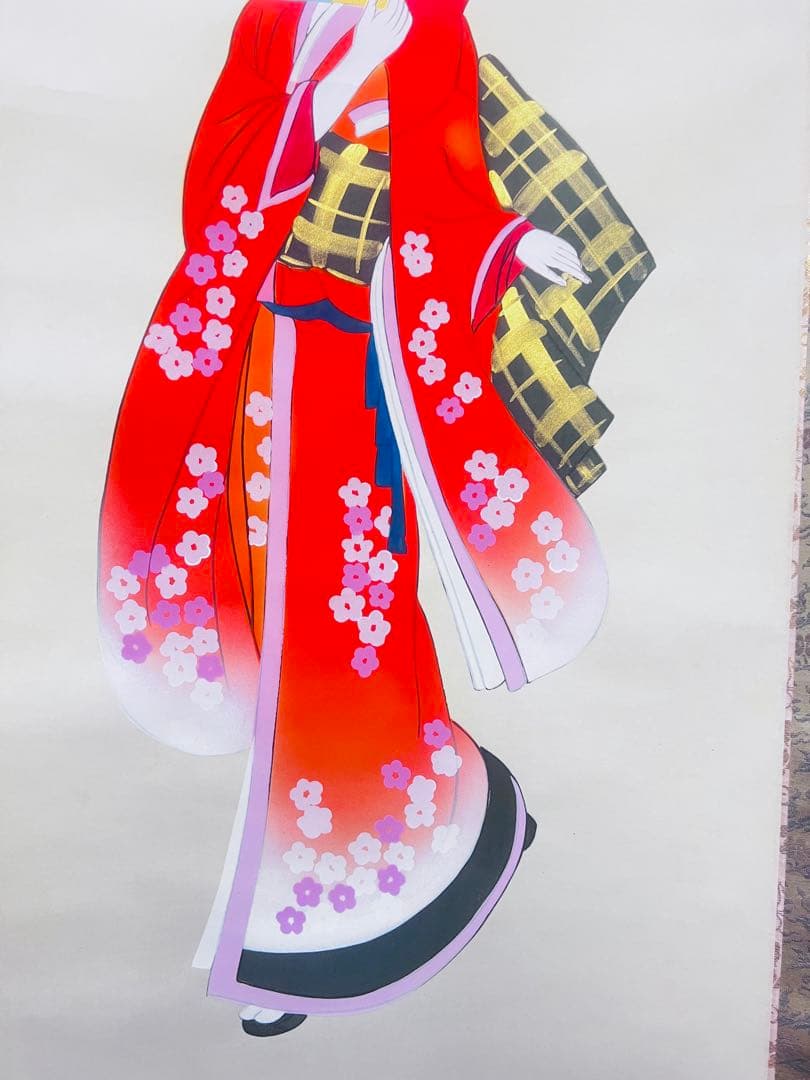 日本画 女性 着物 日本の絵212