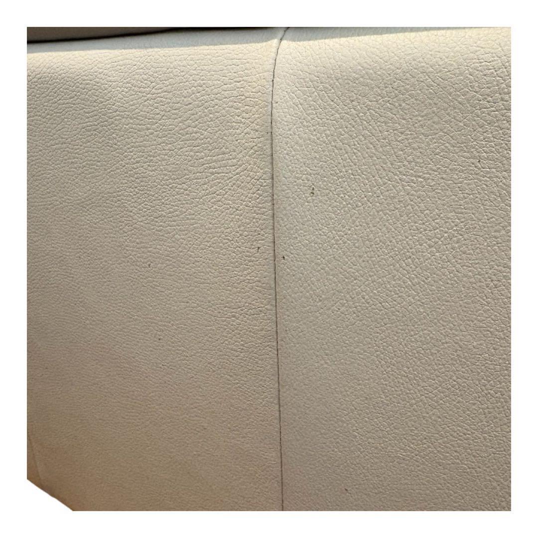 2人掛けソファ ニトリ B-637KD WH イタリアなめし 総革