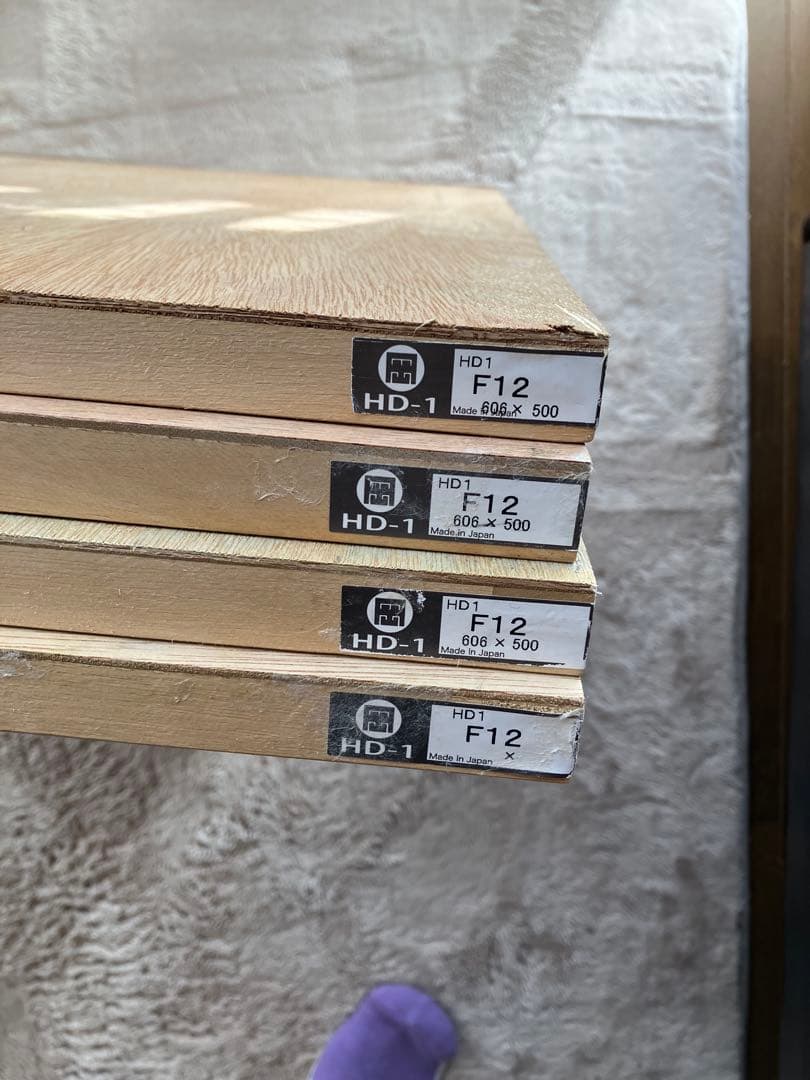 画材用木製パネル７点　F12 F6