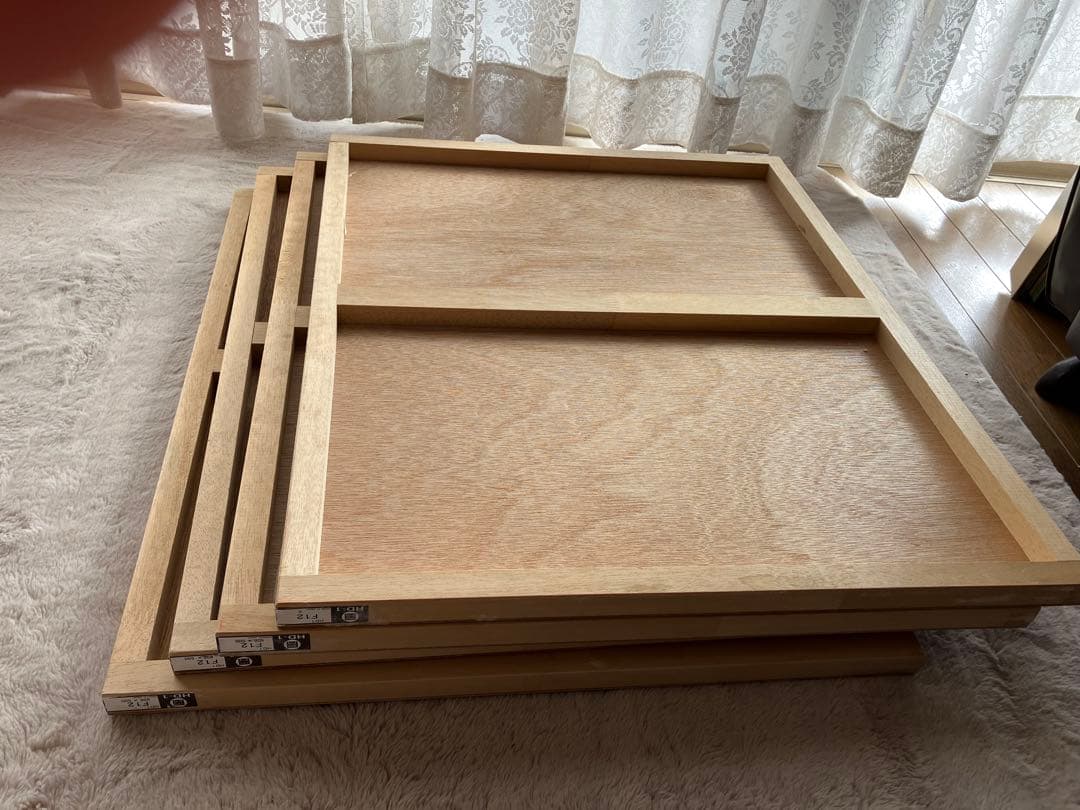 画材用木製パネル７点　F12 F6