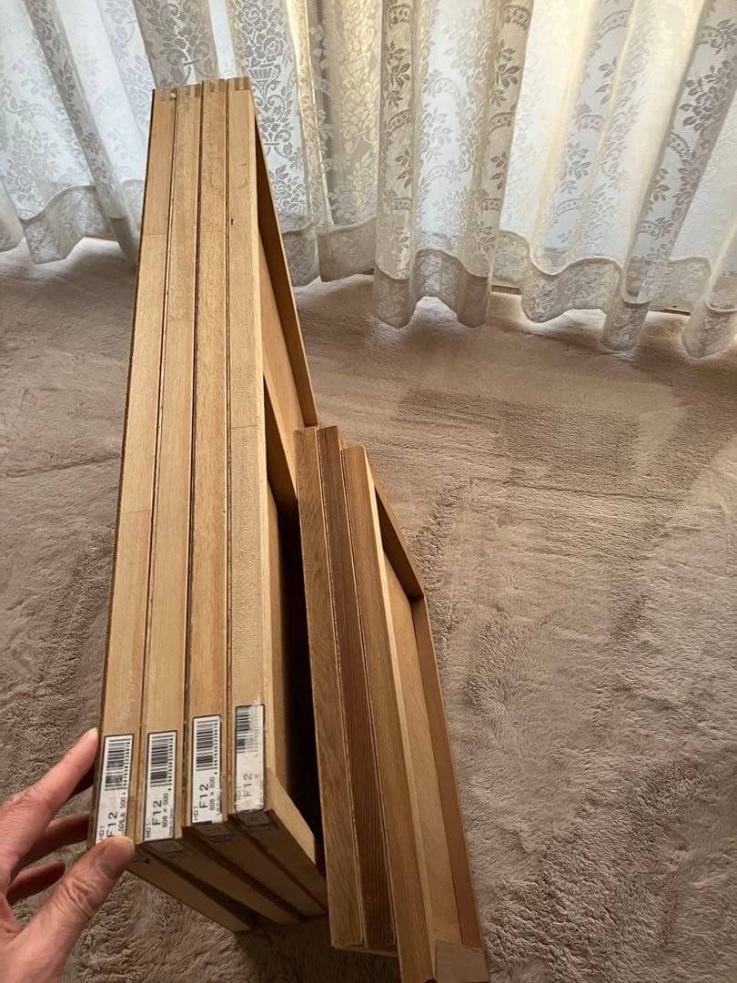 画材用木製パネル７点　F12 F6