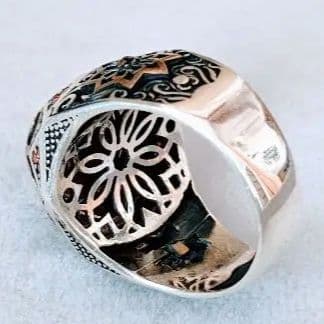 ＊NEW＊トルコ製 ハンドメイド メンズリング シルバー925（八芒星）