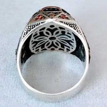 ＊NEW＊トルコ製 ハンドメイド メンズリング シルバー925（八芒星）