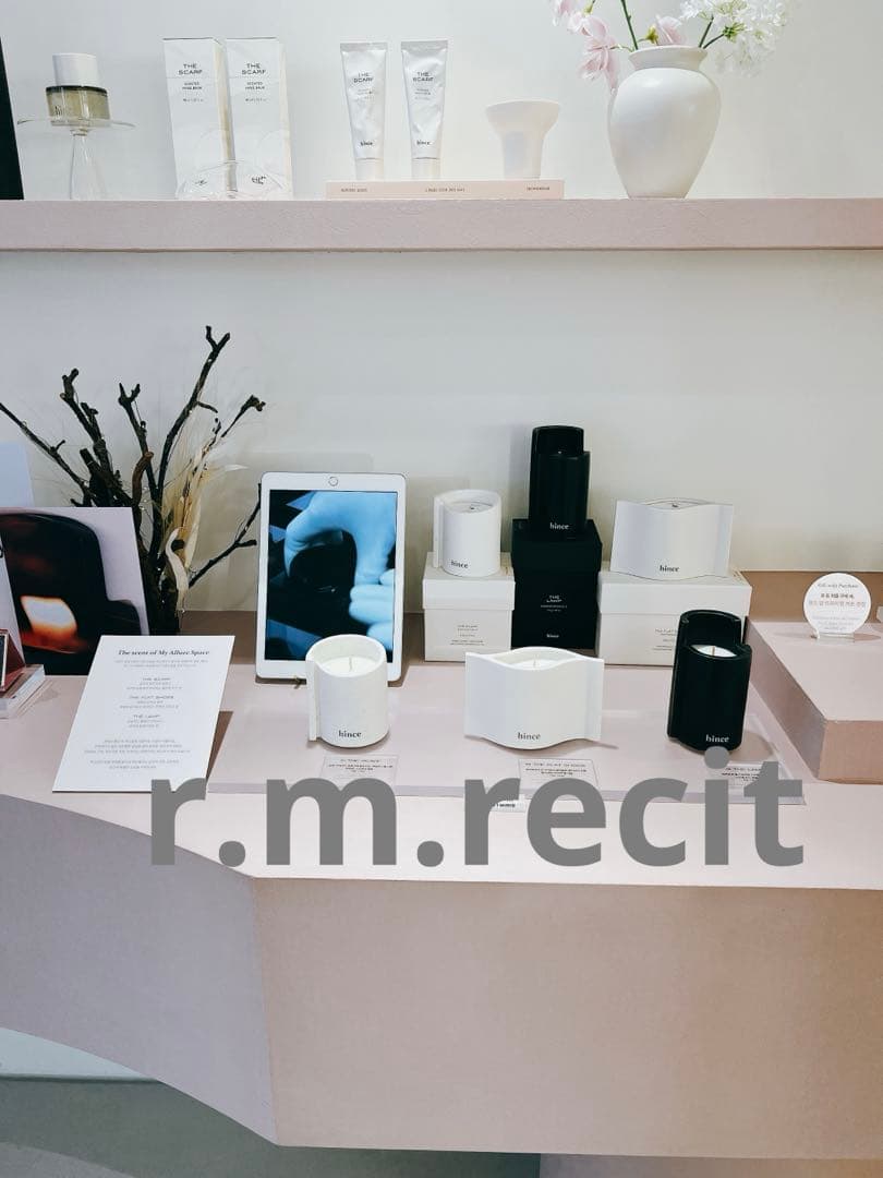 hince キャンドル　ヒンス　韓国コスメブランド