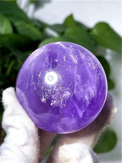 AAA級家庭円満☆天然アメジスト丸玉YT10G1/145G03A