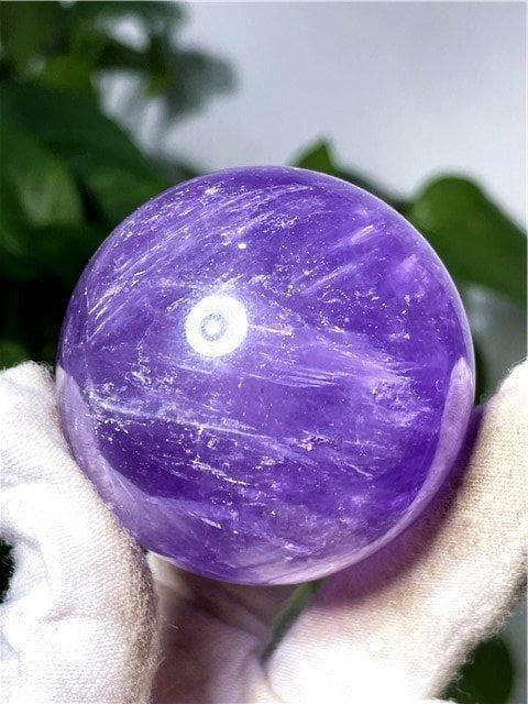 AAA級家庭円満☆天然アメジスト丸玉YT10G1/145G03A