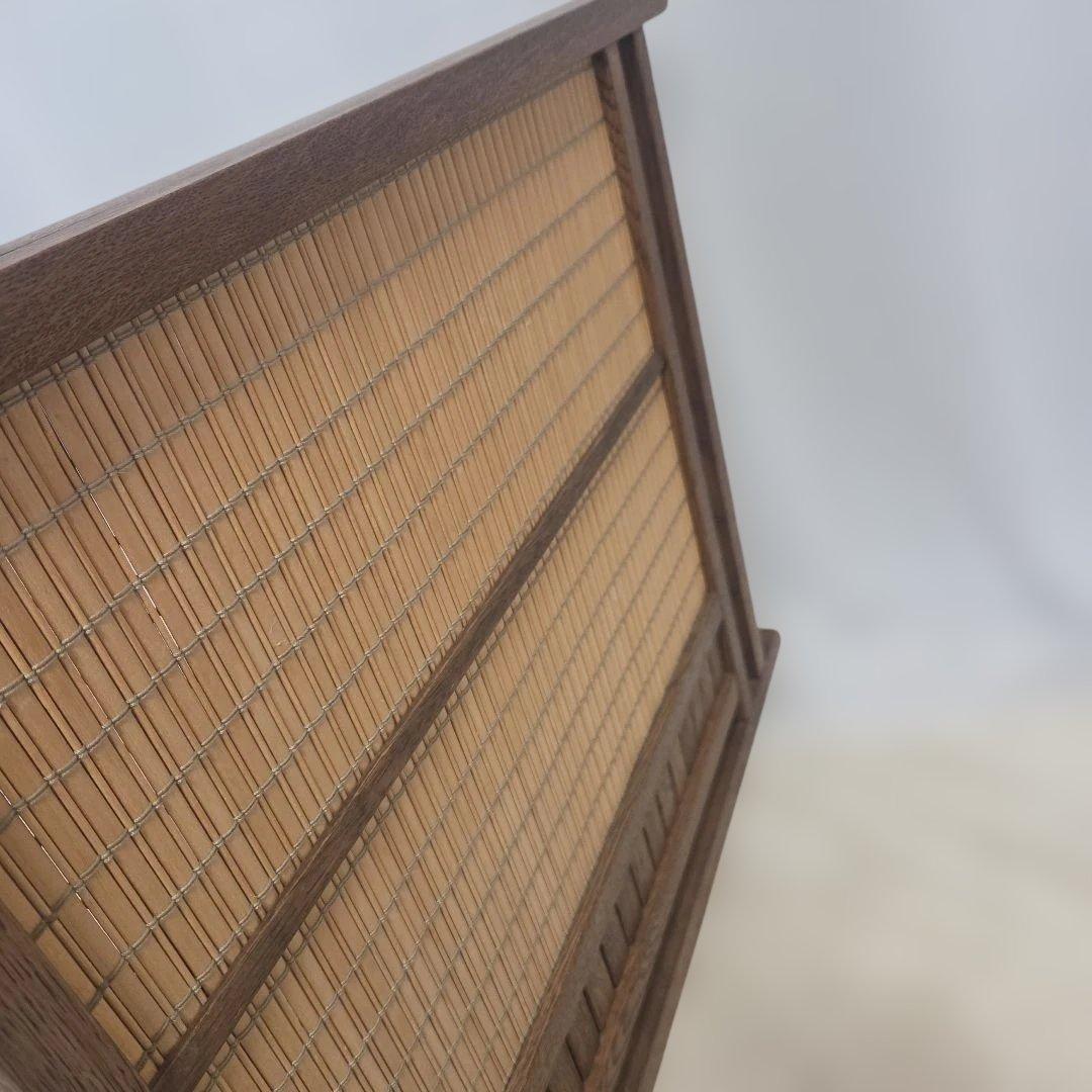 屏風ミニ２連屏風　観葉植物等引き立て役にも　アクセント衝立