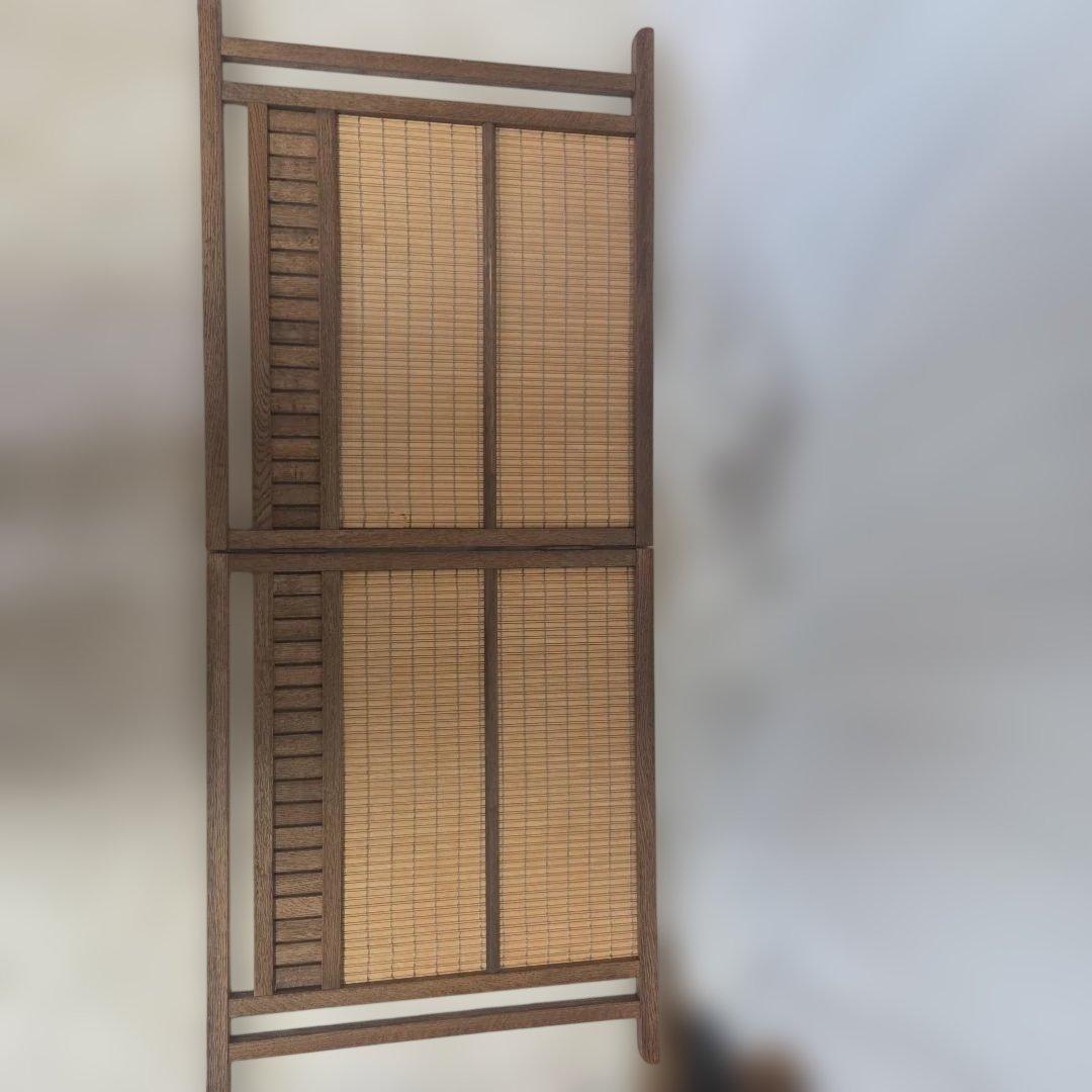 屏風ミニ２連屏風　観葉植物等引き立て役にも　アクセント衝立