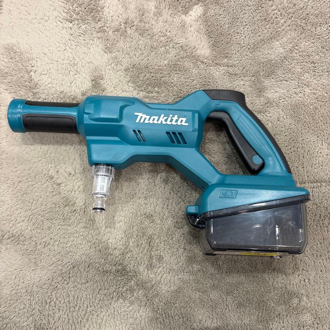 マキタ 充電式洗浄機　MHW180D 18Vバッテリ、ペットボトルアダプタ付