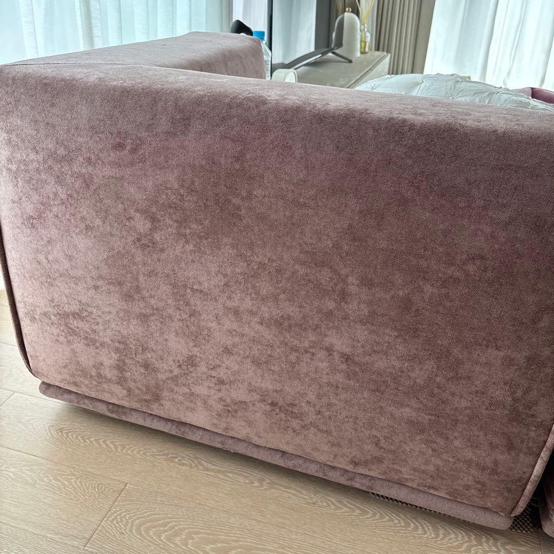 メーネソファ アーム 2 L ピンク（W815）