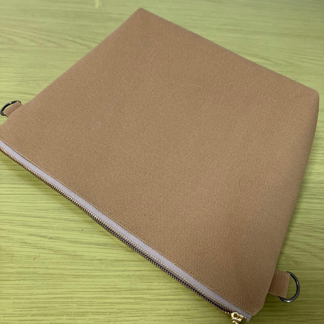 ソレイアード　帆布　あおりポケット　トートバック　ビジネスバック　ポーチ　Dカン