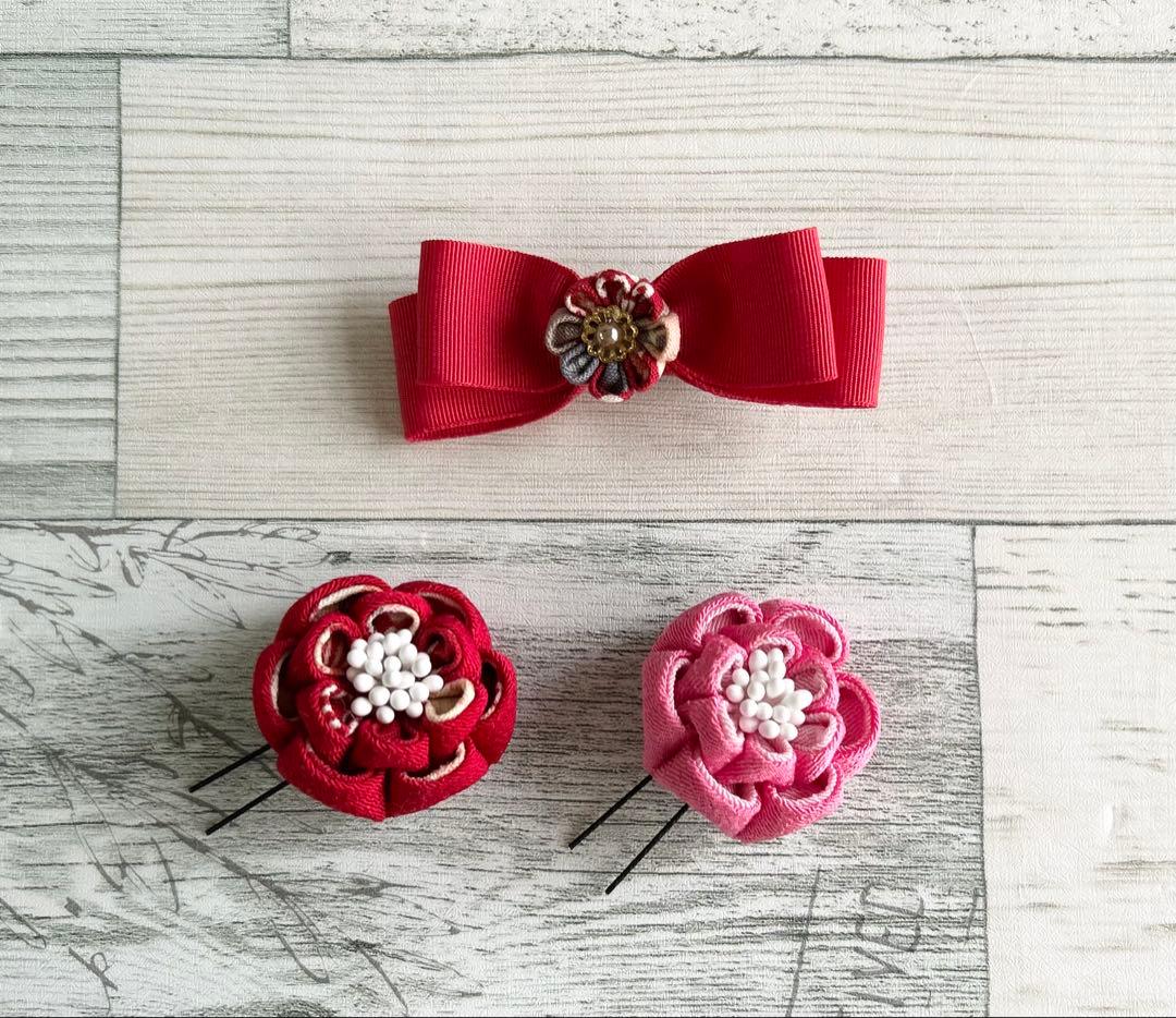 【ハンドメイド】大正浪漫お着物セット（お着物、帯 帽子、簪、バッグ）　#ブライス