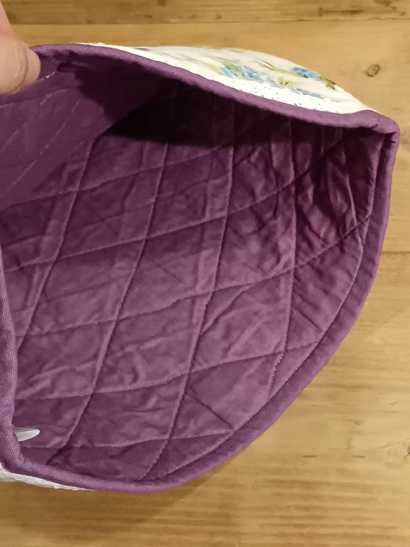 希少　メゾン・ド・マニー　ブルーローズ　エプロン　ポットカバー　セット売り