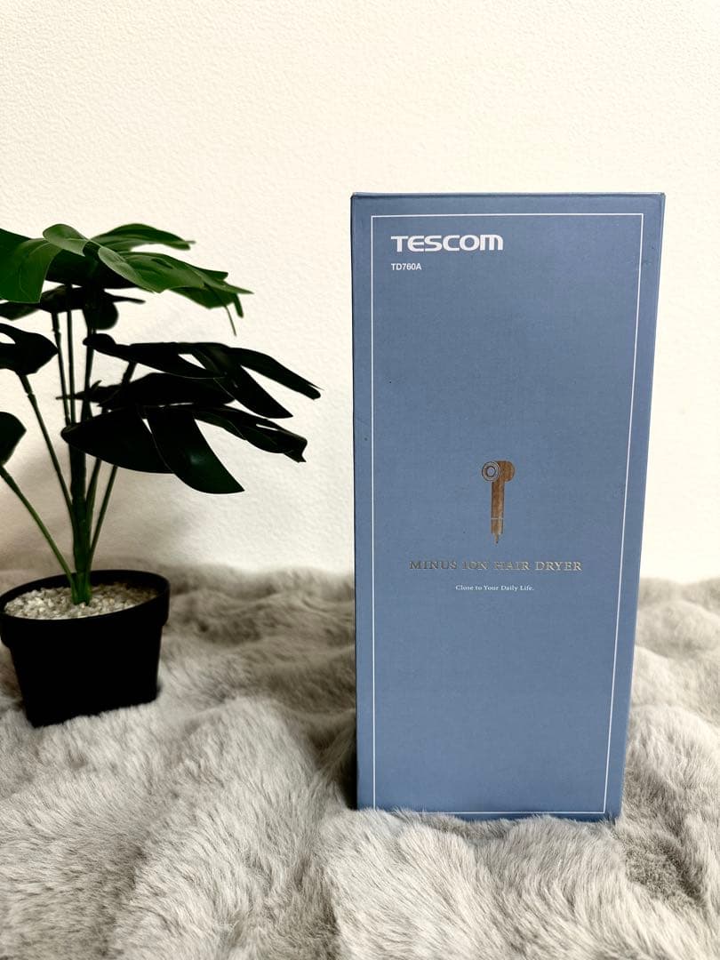 テスコムマイナスイオンヘアドライヤーTD760A-K ブラック