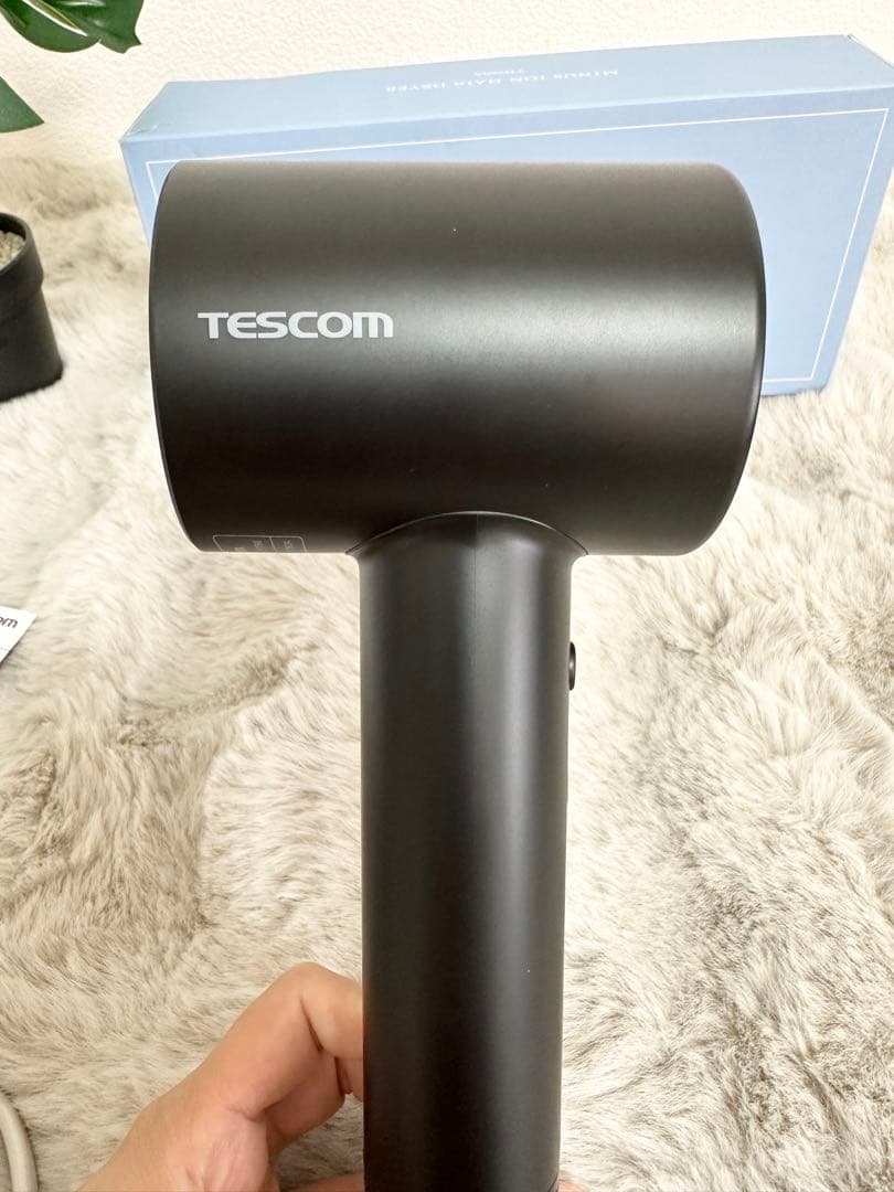 テスコムマイナスイオンヘアドライヤーTD760A-K ブラック