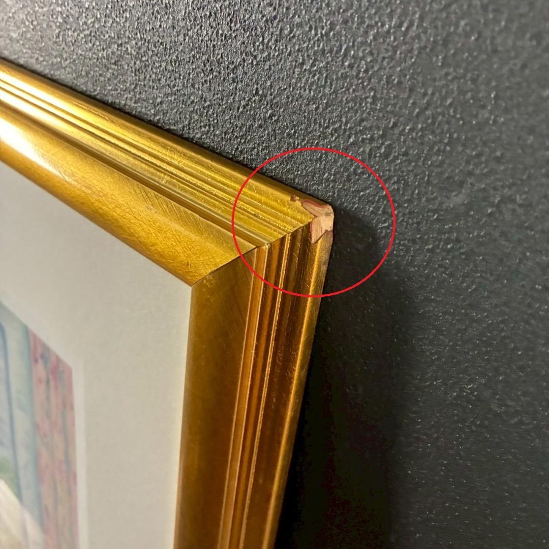 美品 レスリー・セイヤー「レスリーズビュー」シルクスクリーン 大作 直筆サイン入