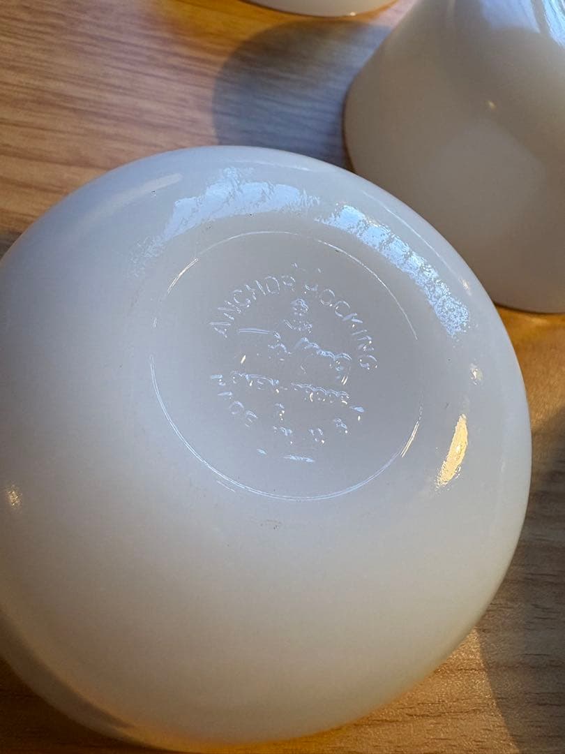 【美品艶有】Fire king取手付ボウル3個＆ミニボウル3個【合計6個セット】