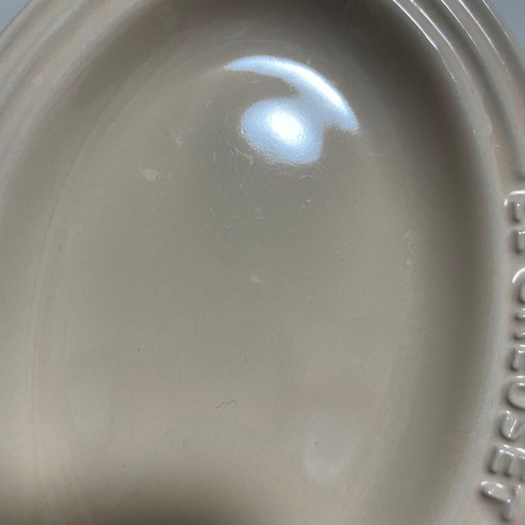 《美品》LE CREUSET ベージュクリーム 5枚セット ミニオーバルプレート