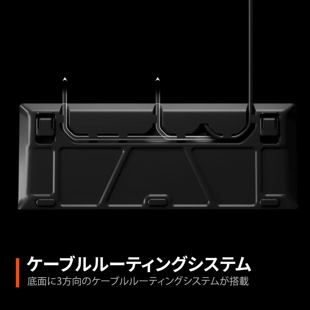 SteelSeries ゲーミングキーボード 有線 Apex 3 TKL 日本語