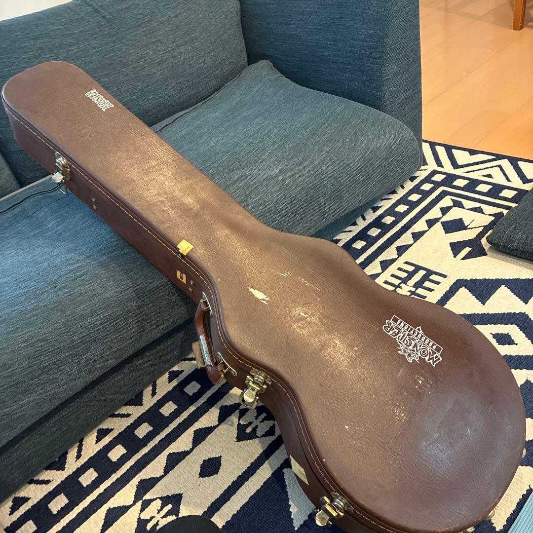 送料込み！　Burnyバーニー製　レスポールスタイル エレキギター