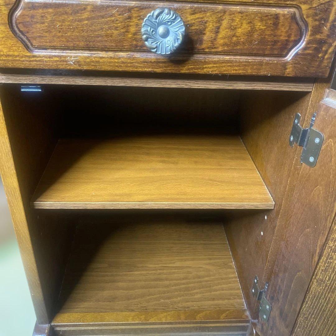 木製　karimoku 電話台　オールドカリモク　アンティーク