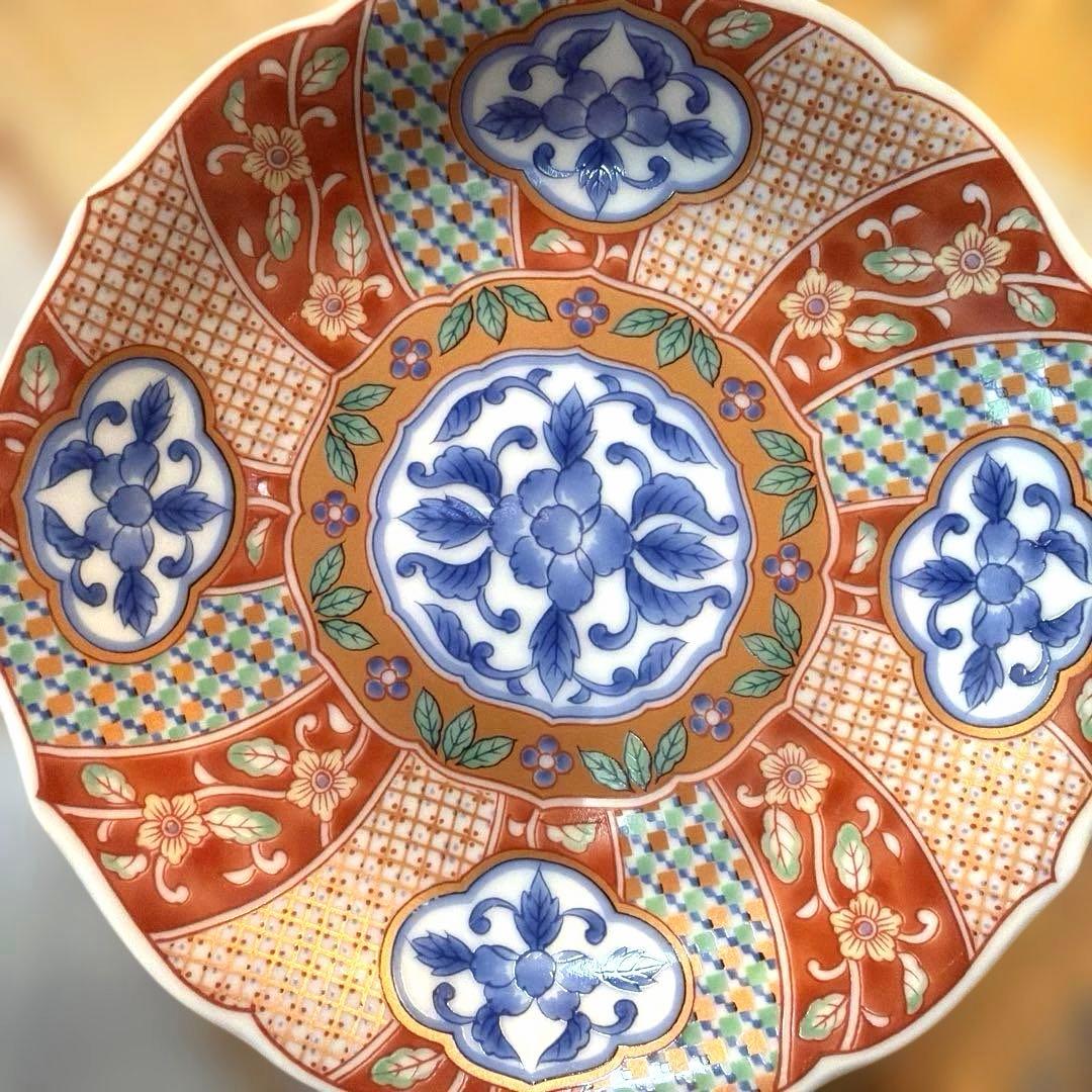 美品　ペア蓋付き小丼　庫山窯赤絵小皿　クリスタル小鉢　 No.5-23