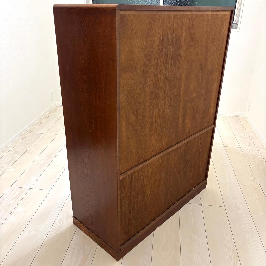 【希少】欅無垢 水屋箪笥 食器棚 和箪笥 古家具 古民家 昭和レトロ 店舗什器