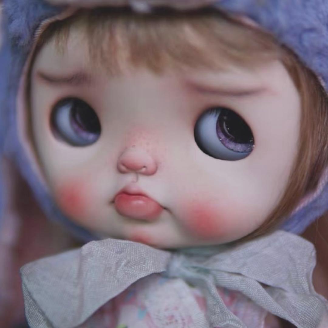 カスタムブライス 人形 悪戯っ子 幼い かわいい 海外作家様 まんまる