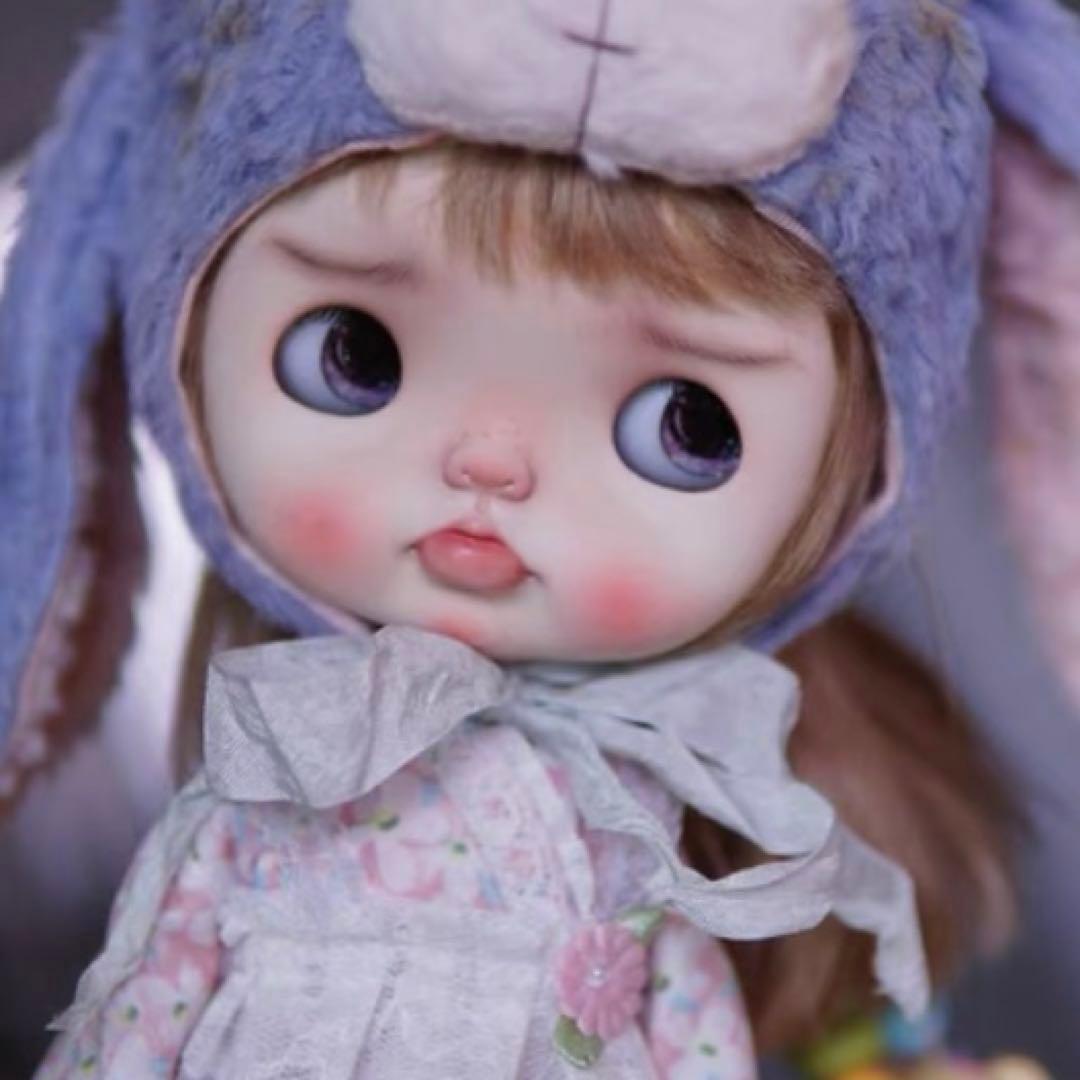 カスタムブライス 人形 悪戯っ子 幼い かわいい 海外作家様 まんまる