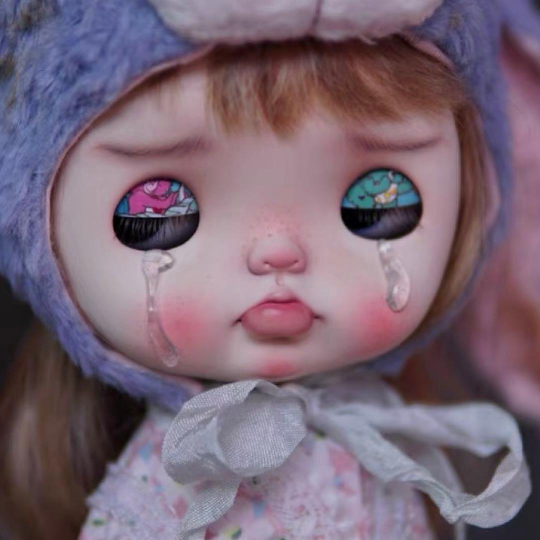 カスタムブライス 人形 悪戯っ子 幼い かわいい 海外作家様 まんまる