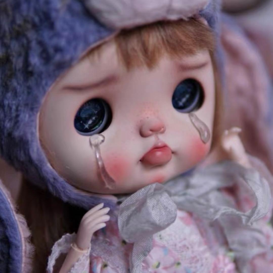 カスタムブライス 人形 悪戯っ子 幼い かわいい 海外作家様 まんまる