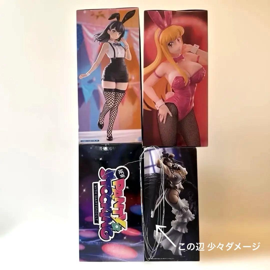 〜注目プライズまとめ売り〜フィギュア 秋本麗子 宝多六花 ストッキング アルベド