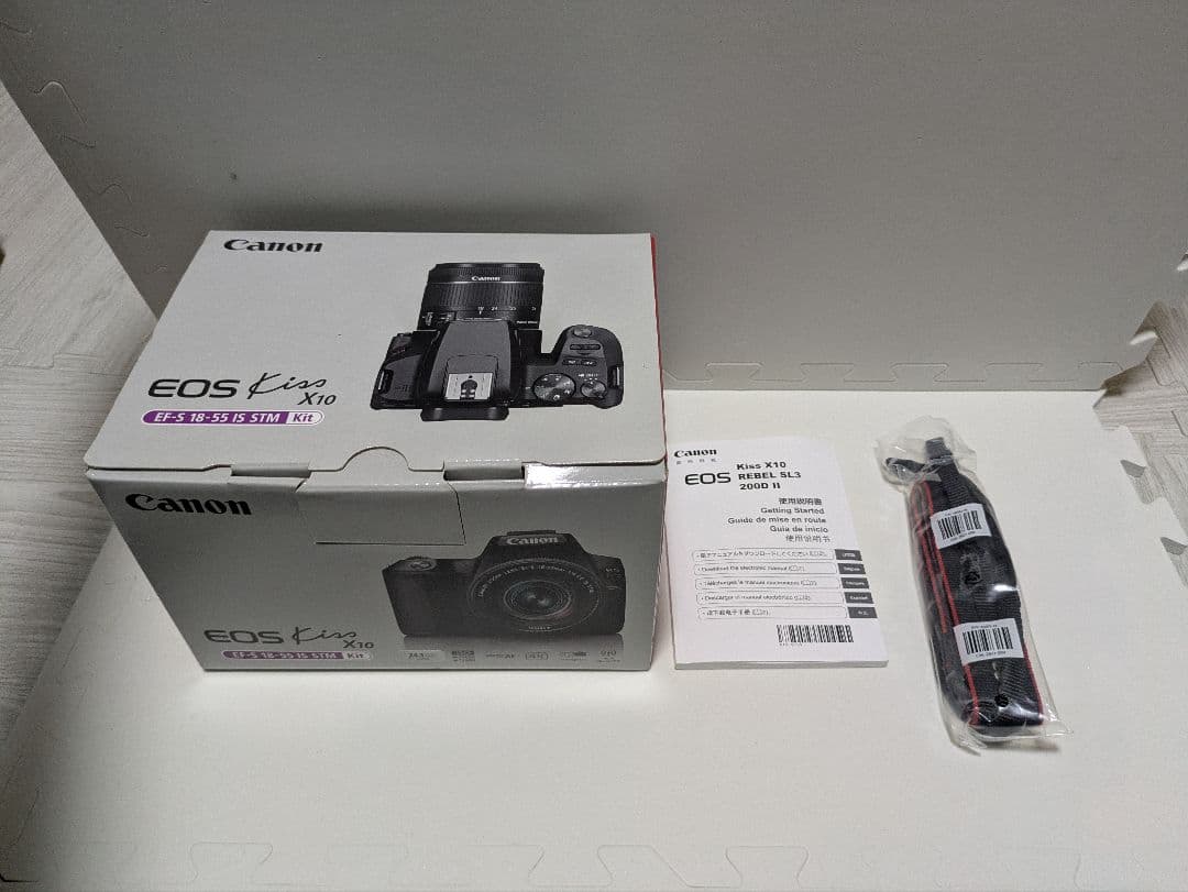 Canon EOS Kiss X10一眼レフ バッテリー2個 SDカード16GB