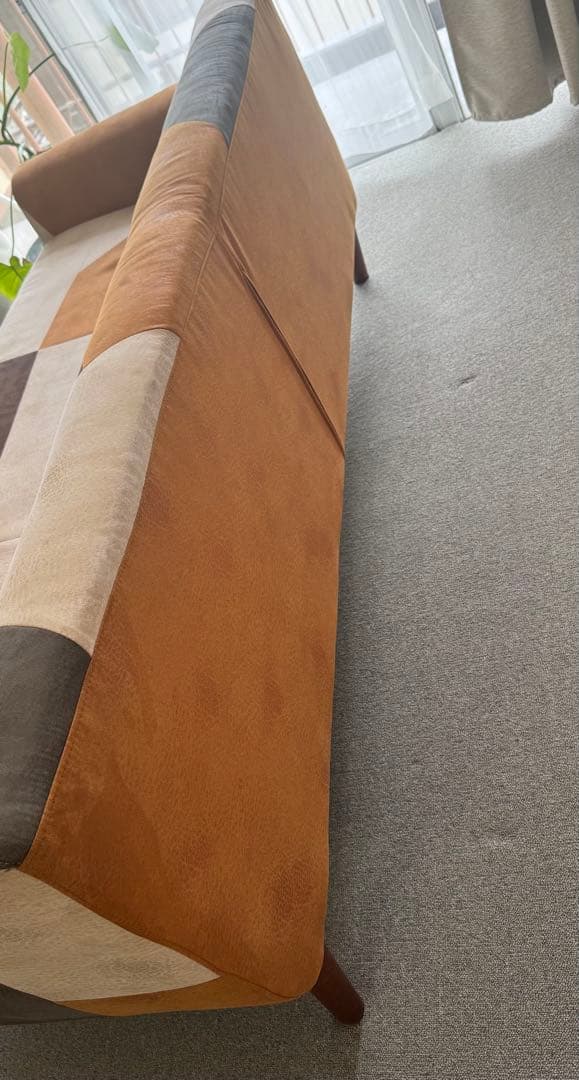 【ホイミ】パッチワークデザイン ソファ