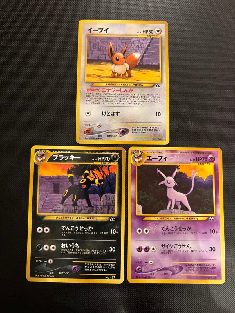 旧裏　リザードン　エンテイ　ブラッキー　エーフィ　ピチュー　プレミアムファイル2