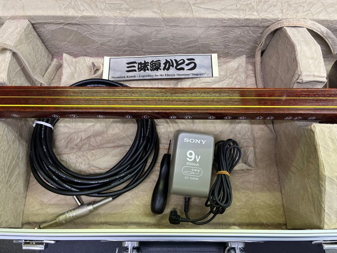 エレキ　夢絃21サイレント　津軽三味線（三味線かとう）