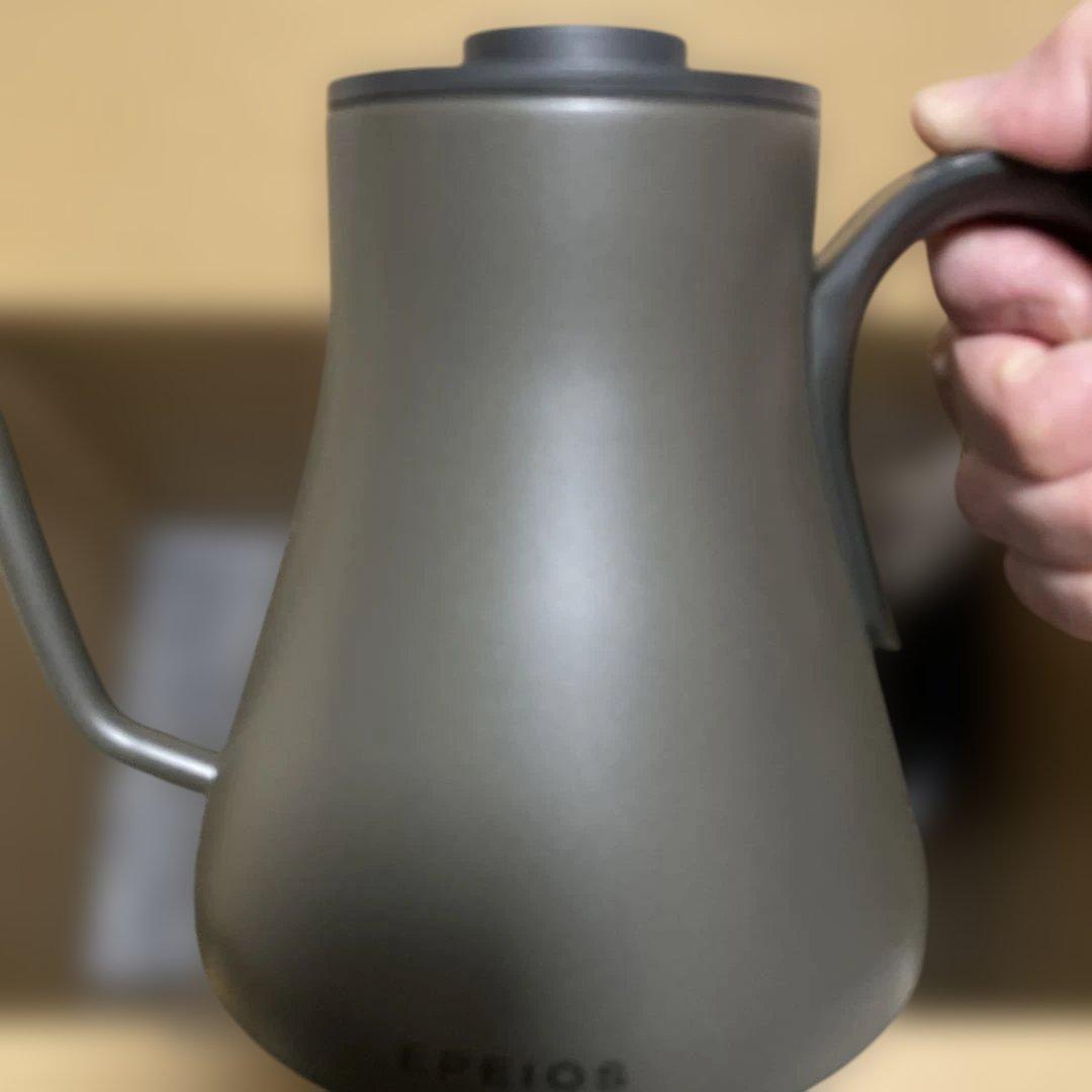 EPEIOS ブラック 電気ケトル 温度調整機能