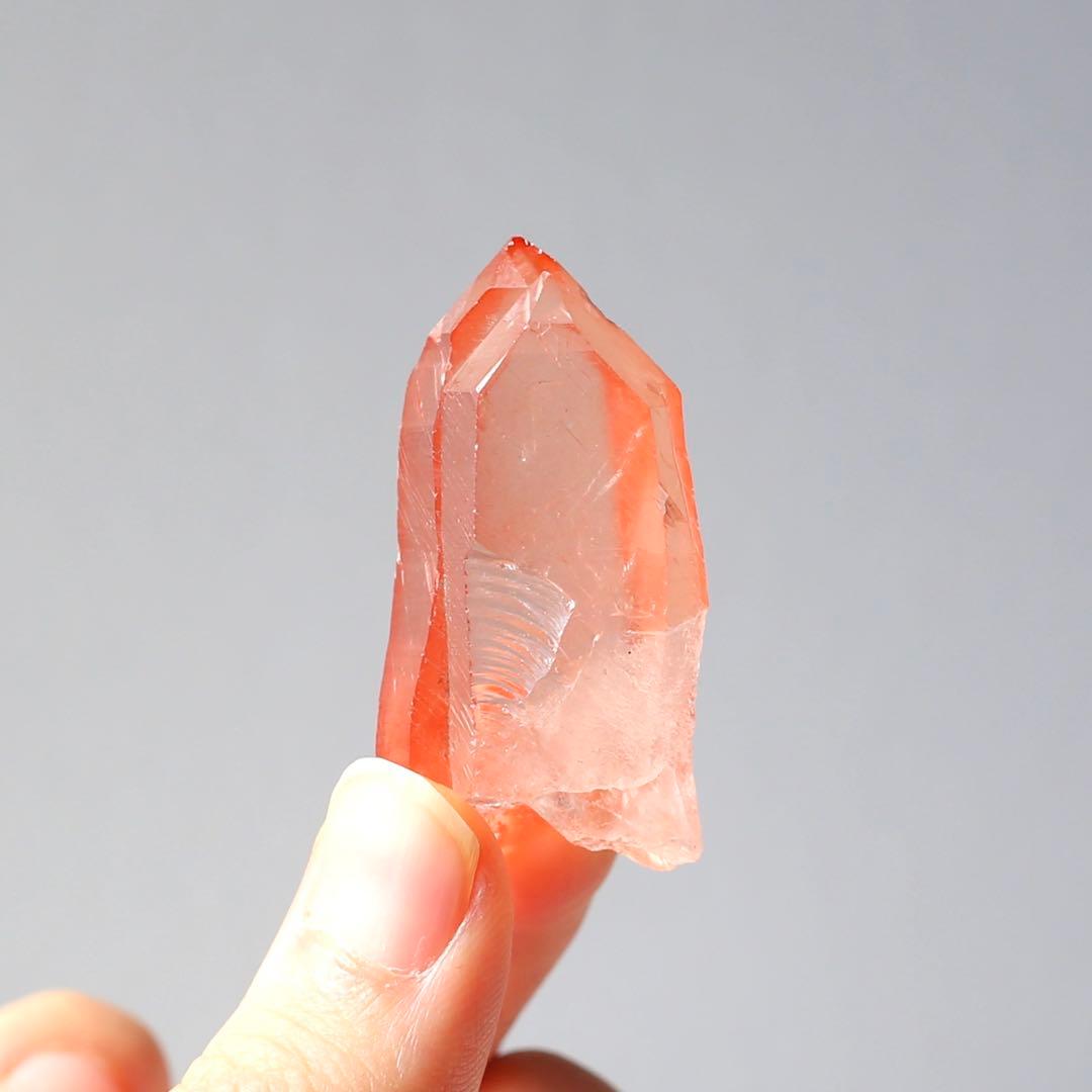 タントリックツイン ディープピンクレムリアンシード 天然石 水晶 鉱物 一点物