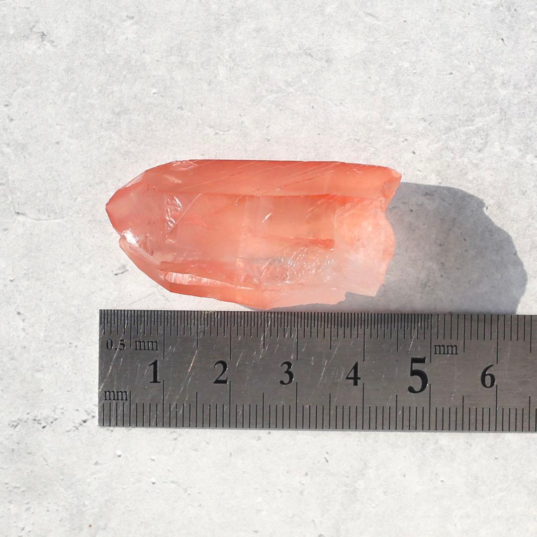 タントリックツイン ディープピンクレムリアンシード 天然石 水晶 鉱物 一点物