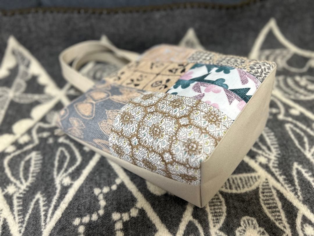 【さと75】ハンドメイド・ミナペルホネン・トートとストラップ