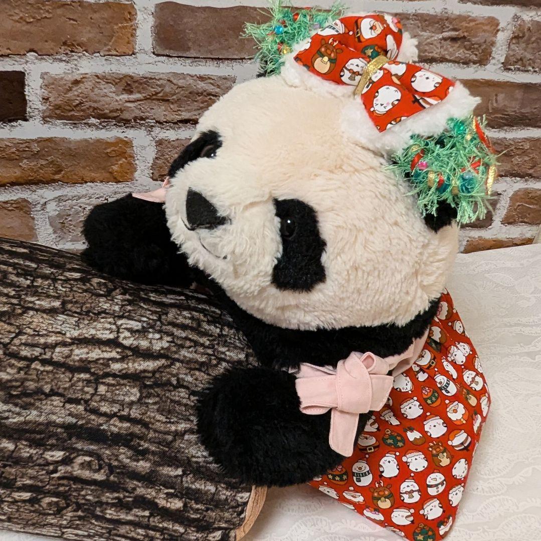 シャンシャン様♡のにさいシャンちゃん♡シマエナガちゃん達のクリスマスコスチューム