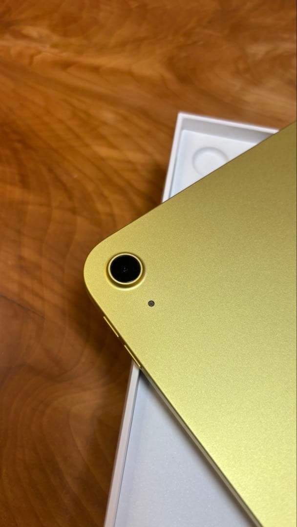 【中古美品】ipad 第10世代64GB イエロー本体➕カバー付き