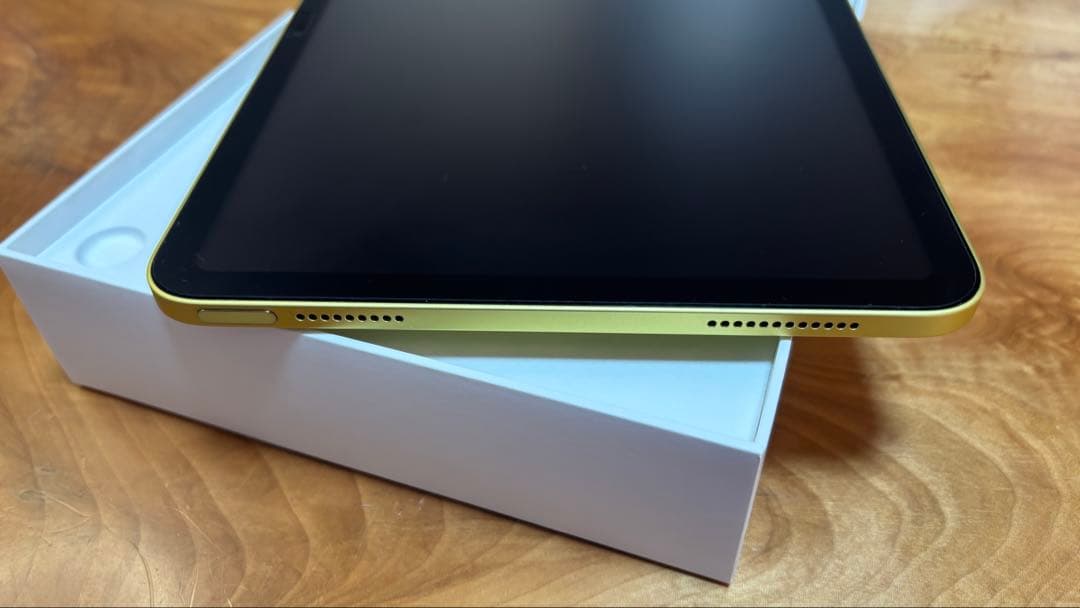 【中古美品】ipad 第10世代64GB イエロー本体➕カバー付き