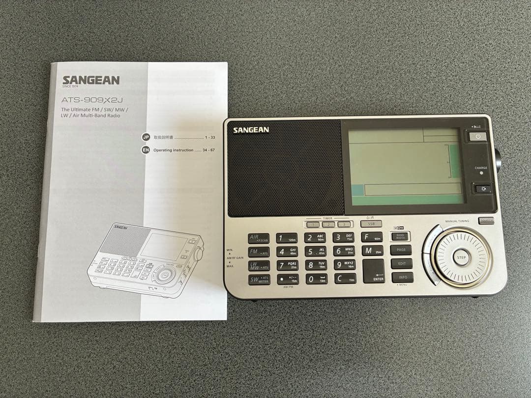 【極美品】SANGEAN ATS-909X2J 国内正規品 ループアンテナ付き
